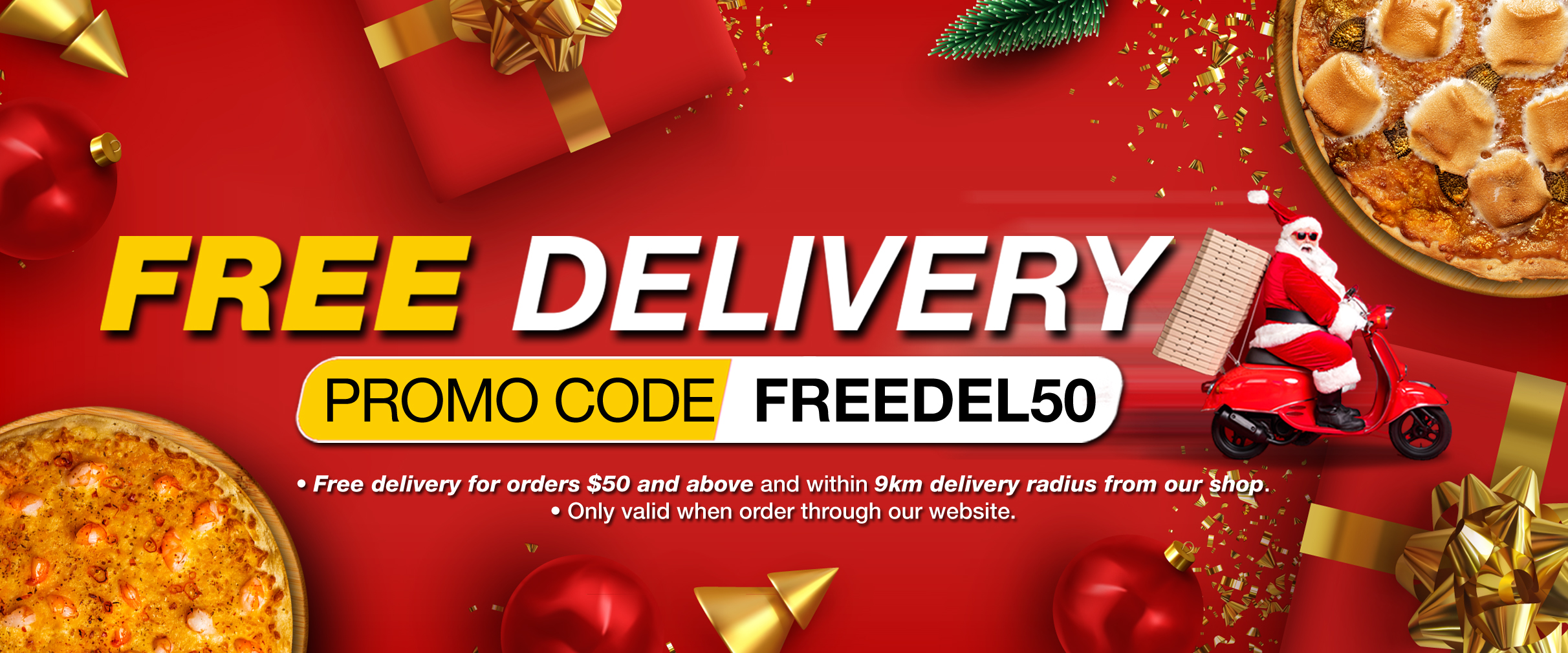 Free Delivery for Xmas