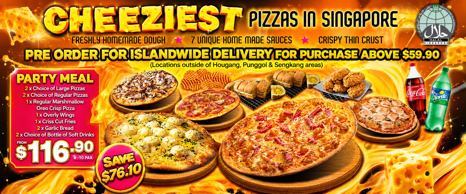 Cheeziest Pizza In Town